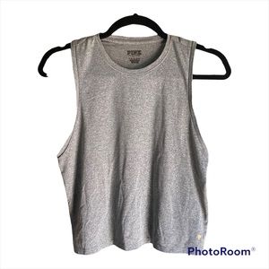 XS PINK by:Victoria's Secret  Crop muscle top